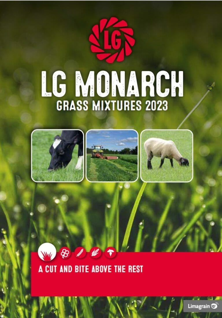LG Monarch Grass Mixtures Brochure 2023 Front Cover Artwork