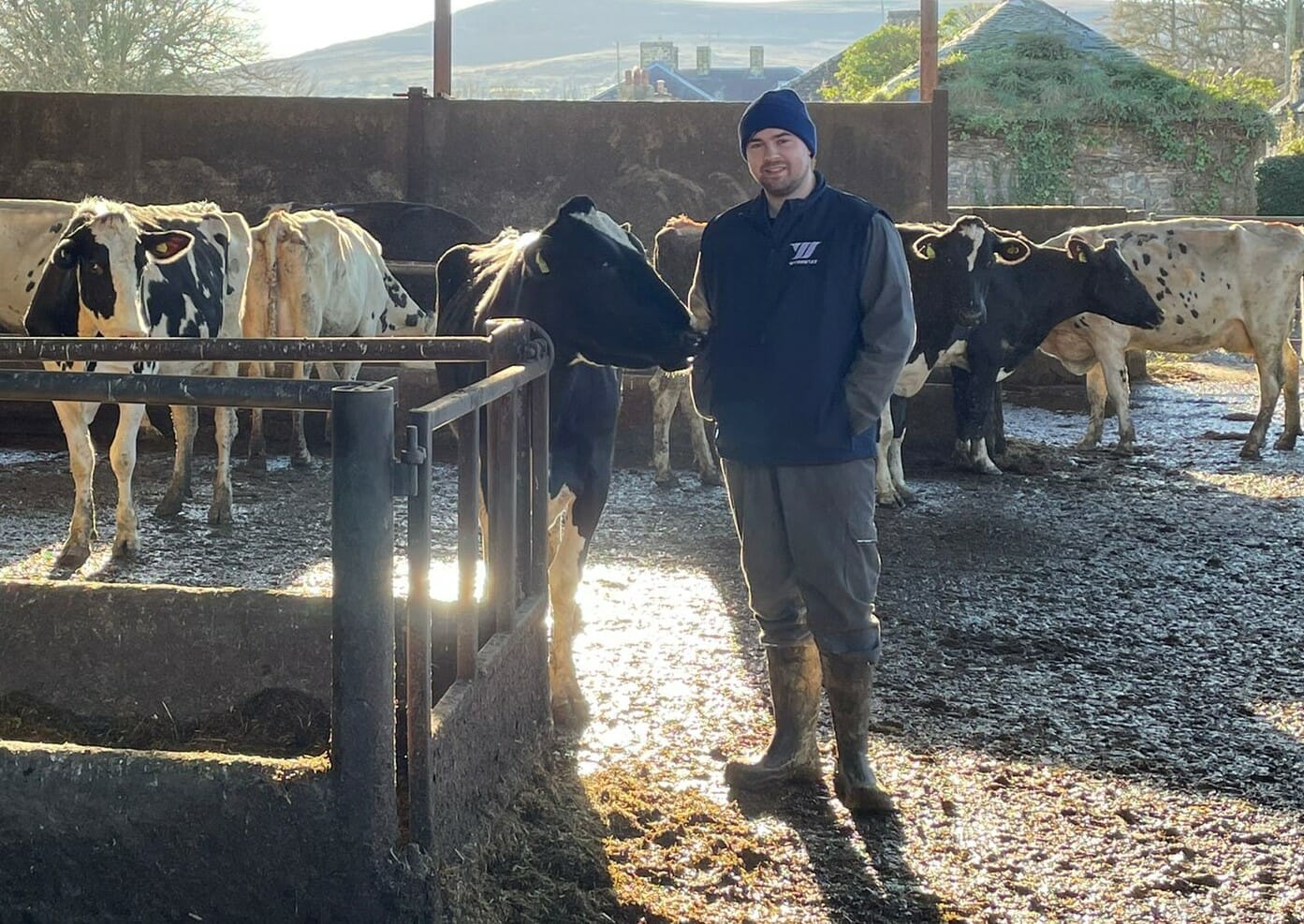 Jonathan Evans, third generation dairy farmer, Pembrokeshire - Gema maize grower
